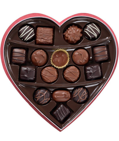 Heart Chocolate - Red 10 oz